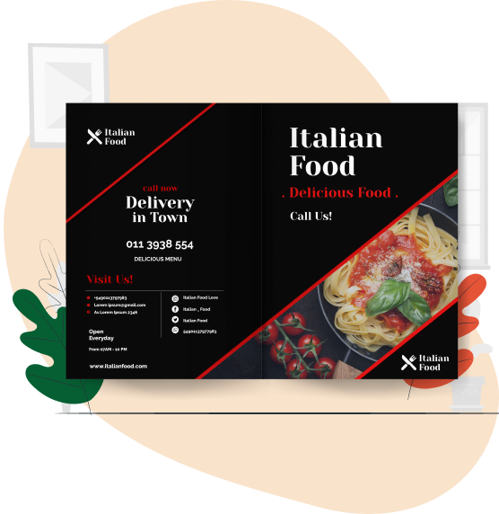 Italian Food Menu - Packaging Design