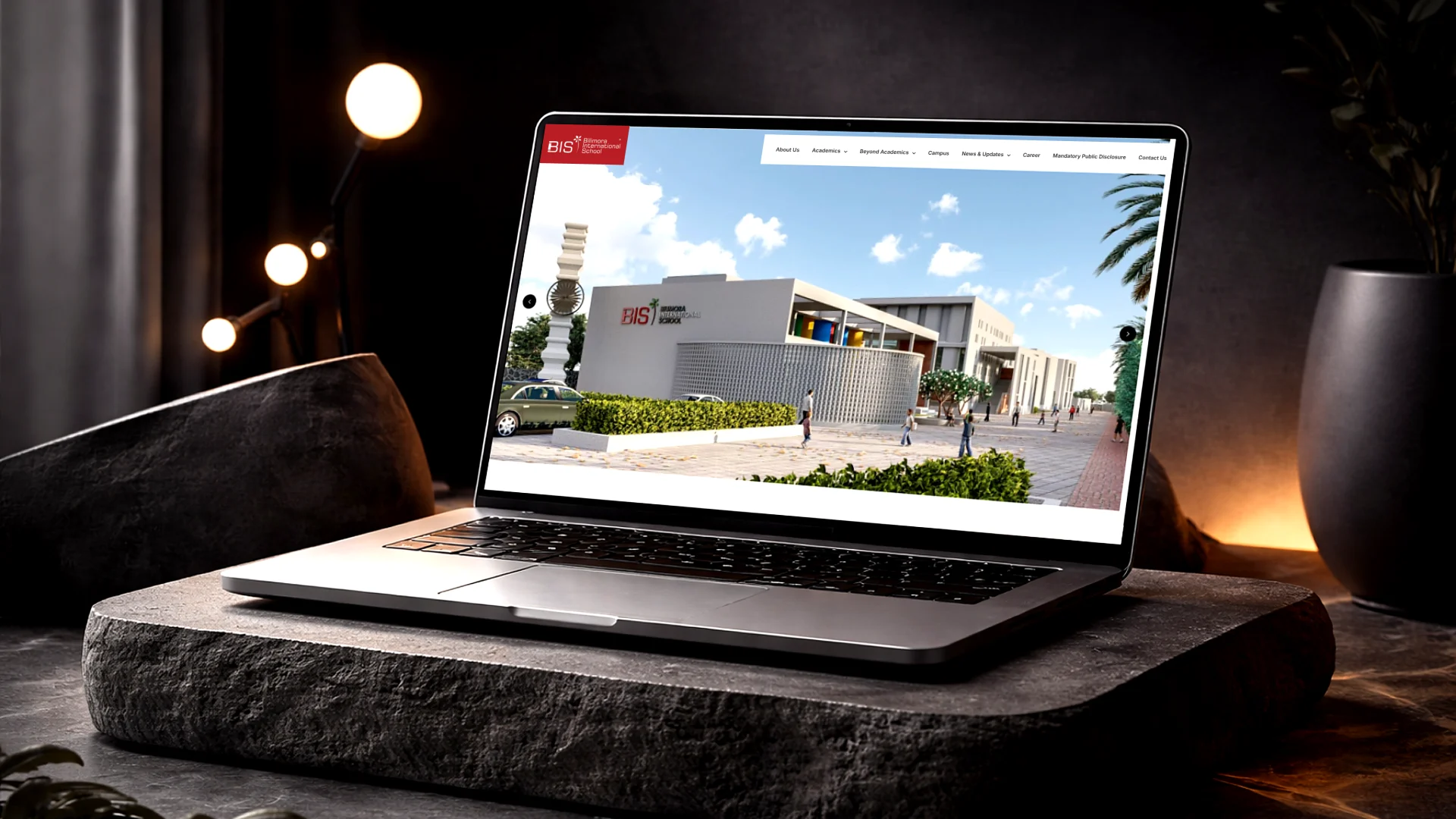 BIS School website designing & development - Whitefern.in