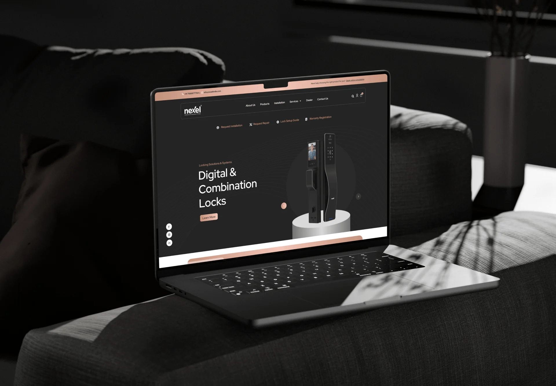 Nexel India UI-UX Designing & Web designing Whitefern.in-01